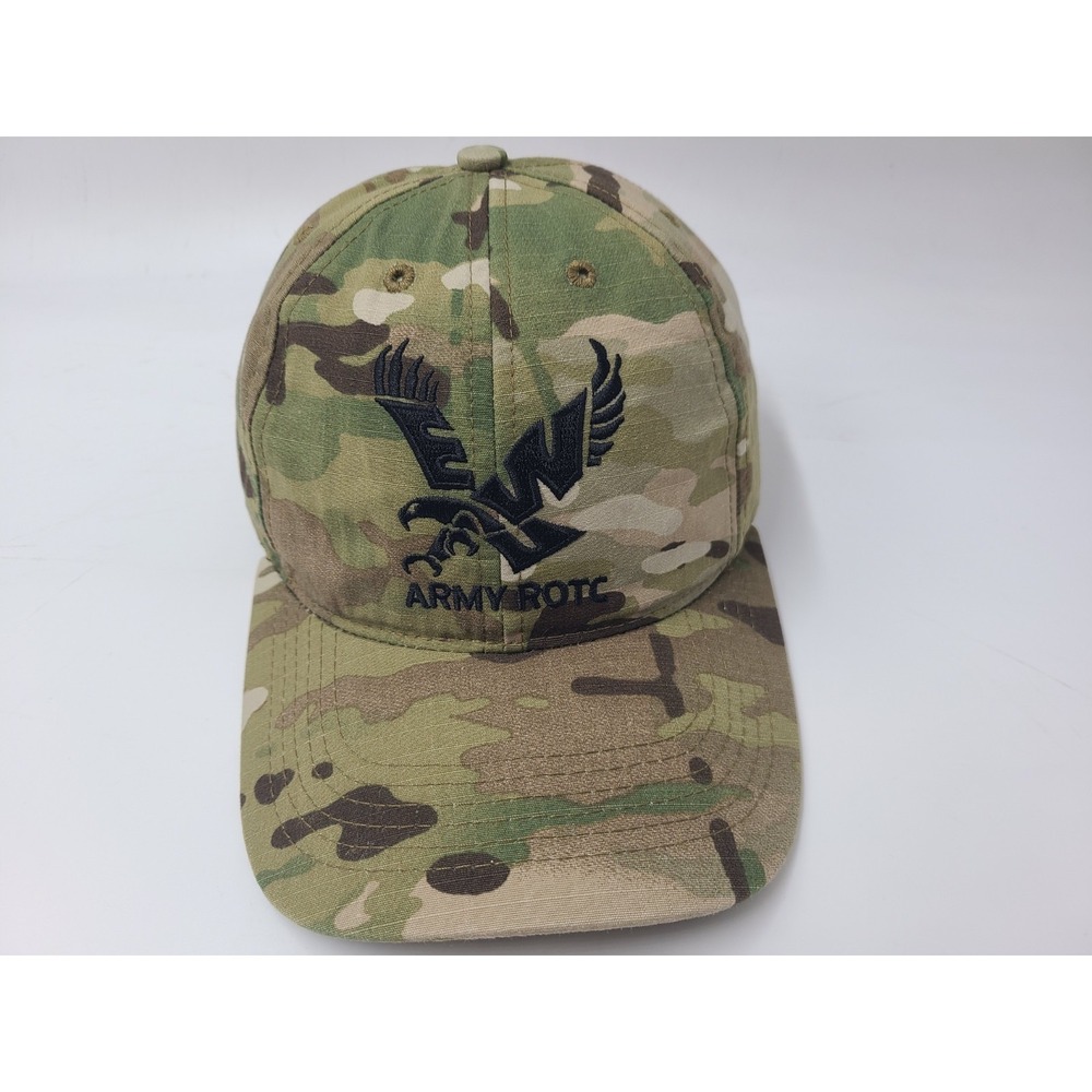 Eastern Washington University EWU Eagles Army ROTC Camo Adjustable Hat Cap NCAA